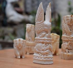 Collection of bone art