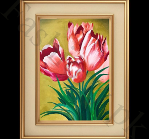 Tulip Flowers-Paintings