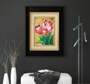 Tulip Flowers-Paintings